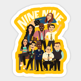 Nine Nine Sticker